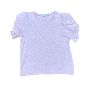 LOVE@FS Pink Blouse W/Puffy Sleeves Size Medium